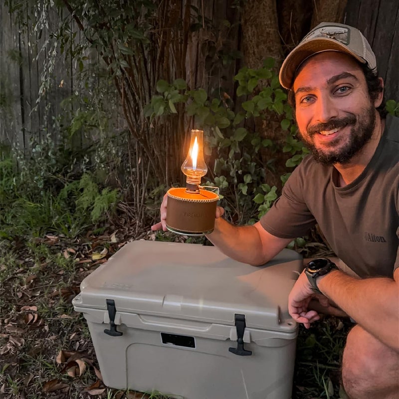 Fire-Maple Tulip Camping Lantern | Glass, Steel & Aluminum | Propane or Isobutane Fuel Canister Beautiful Lights | NO Mantles Needed | Propane Lanterns for Camping, Emergency Essential - Image 1